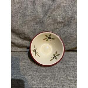 Hartstone Pottery Stoneware One Rib Bowl Ohio Buckeye Pattern